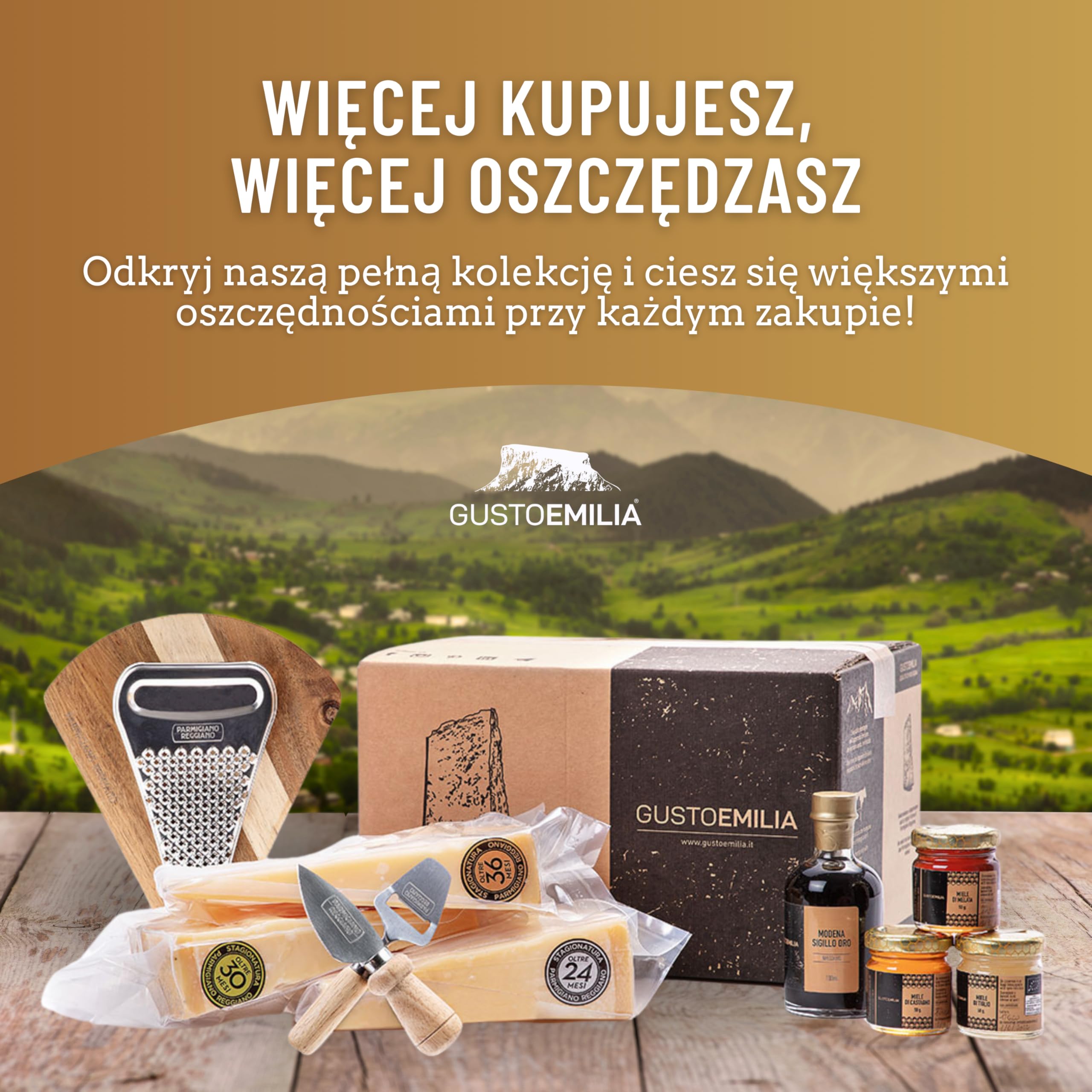 GUSTOEMILIA Tradycyjny 12-letni Ocet Balsamiczny Modena IGP - Idealne Dopasowanie z Dojrzewającym Parmigiano Reggiano - Wyprodukowano we Włoszech 3,38 fl oz (100 ml)