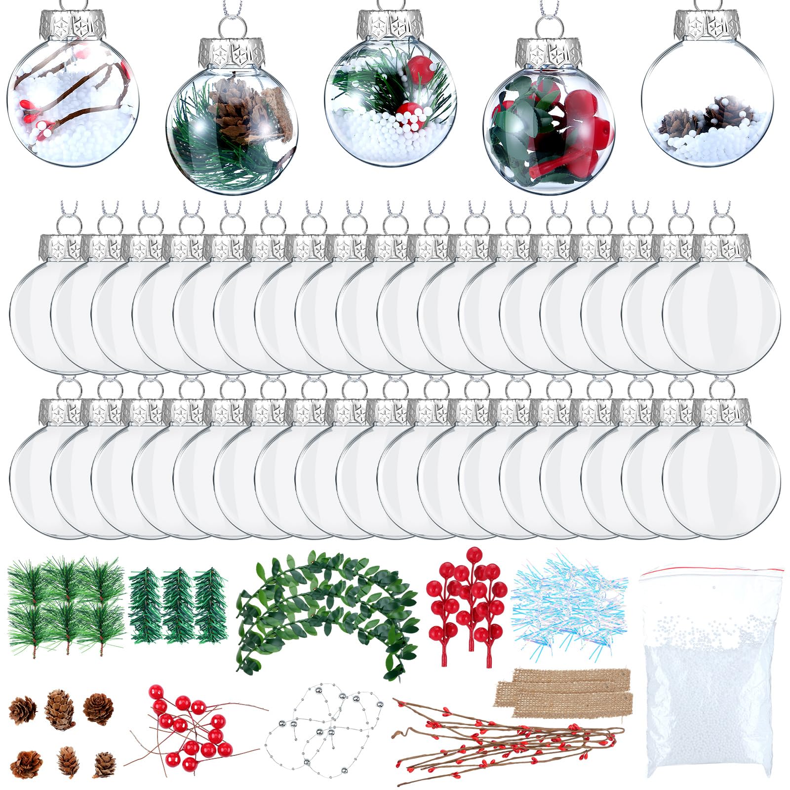 【misen2014 さま】mini ornament ❀ キャンドル3本set Amazon.com: 96 Pcs Miniature Ornaments for Snow Globe Kit
