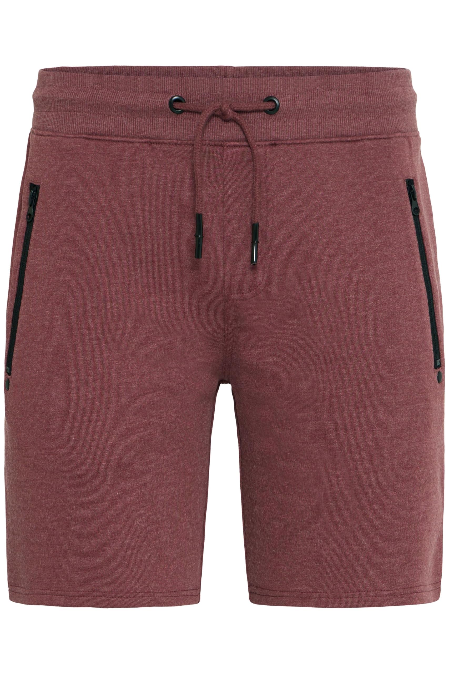 !Solid SDTaras Herren Sweatshorts Kurze Hose Jogginghose mit Kordelzug Reißverschlusstaschen Baumwollmischung Regular fit