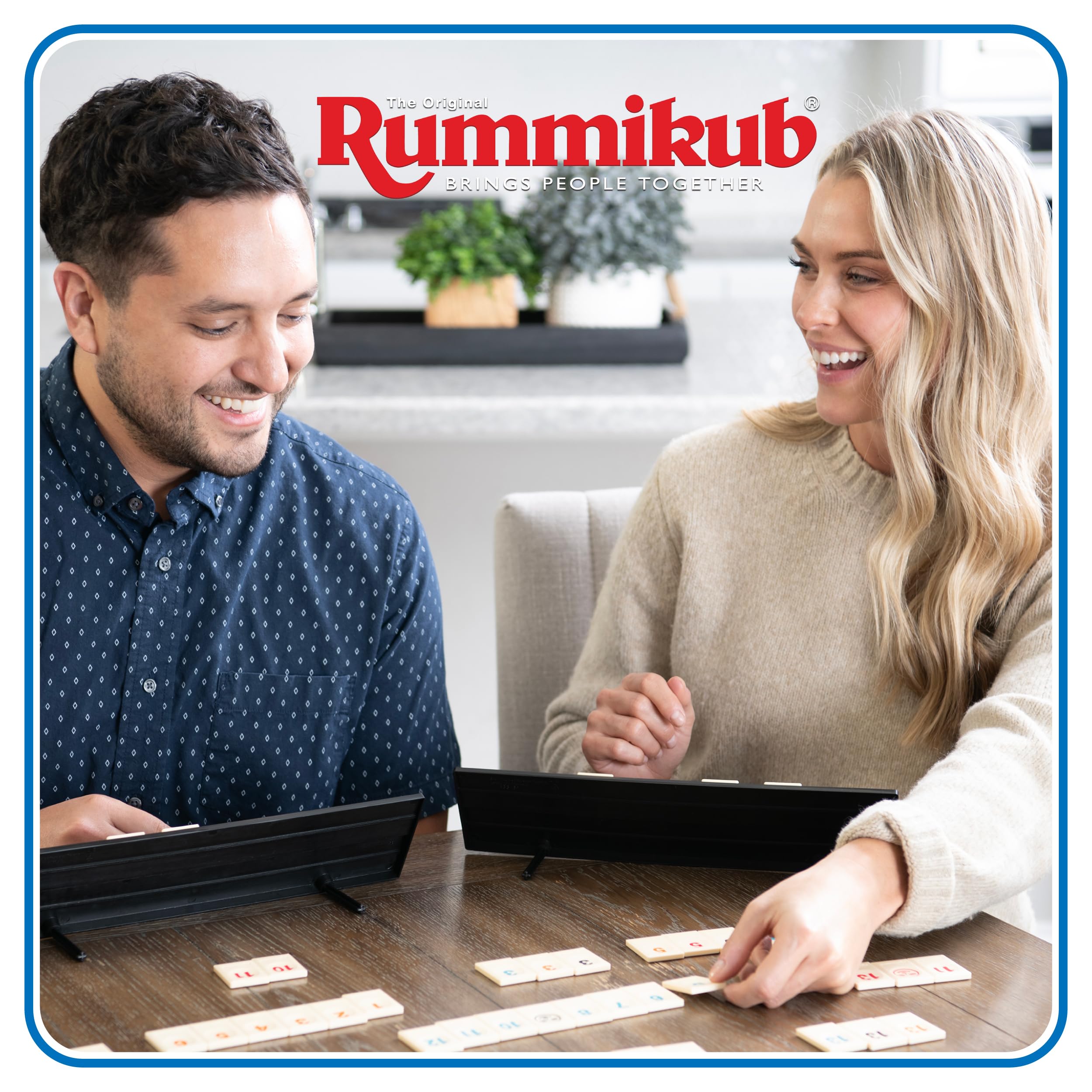 Goliath RUMMIKUB Original Classic, gra planszowa dla dorosłych i dzieci od 6 lat, strategia numeryczna, zabawka edukacyjna dla 2-4 graczy, wspiera logiczne myślenie, wersja wielojęzyczna