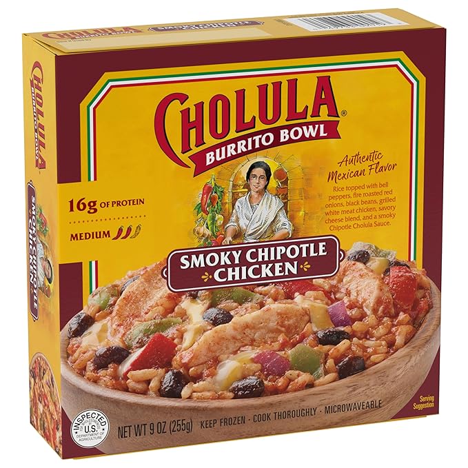 Cholula Smoky Chipotle Chicken Burrito Bowl, 9 oz