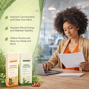Mullein Herbal Diffuser Pen – Smokeless Inhaler for Quitting Smoking, Lung Cleansing with Mullein Thyme & Mint – Flavored Air Freshener (2 Sticks)