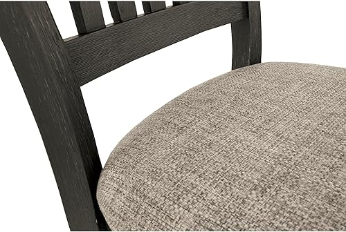 Miniatura 15 de Signature Design by Ashley Bolanburg - Juego de 2 sillas tapizadas de comedor de 20 pulgadas, color blanco antiguo Blanco,Negro -