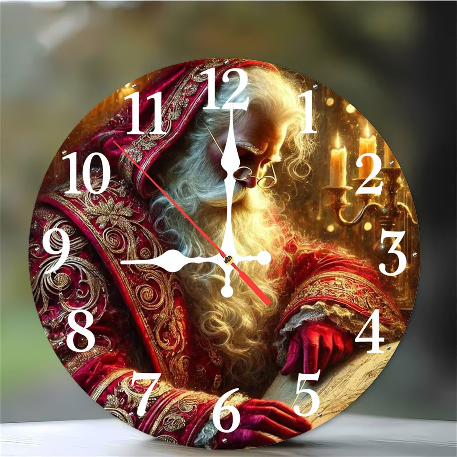 Horloge Murale Cuisine Silencieuse sans Tic-tac Horloge 12 Pouces pour Chambre