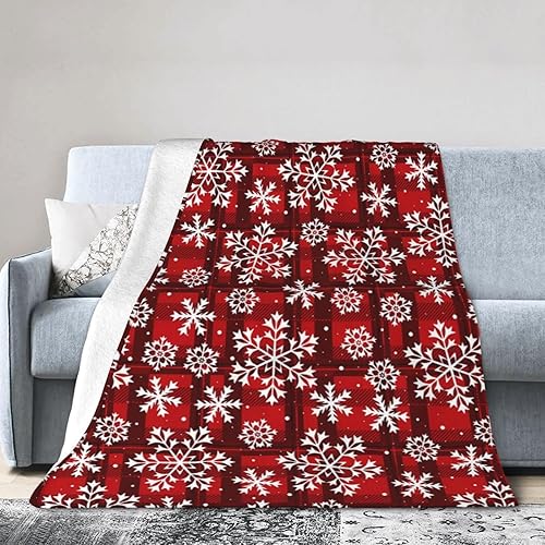 Miniatura 6 de Manta de Navidad ultrasuave de microforro polar, ligera, cómoda y cálida, manta de franela para sofá, cama, sala de estar, 50 x 40 pulgadas