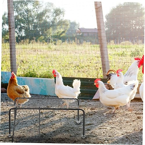 Miniatura 3 de Plataforma de soporte de pollo con escalera, soporte para pollo, juguete pequeño para mascotas, para pájaros, aves, gallo, gallinas, hámster de