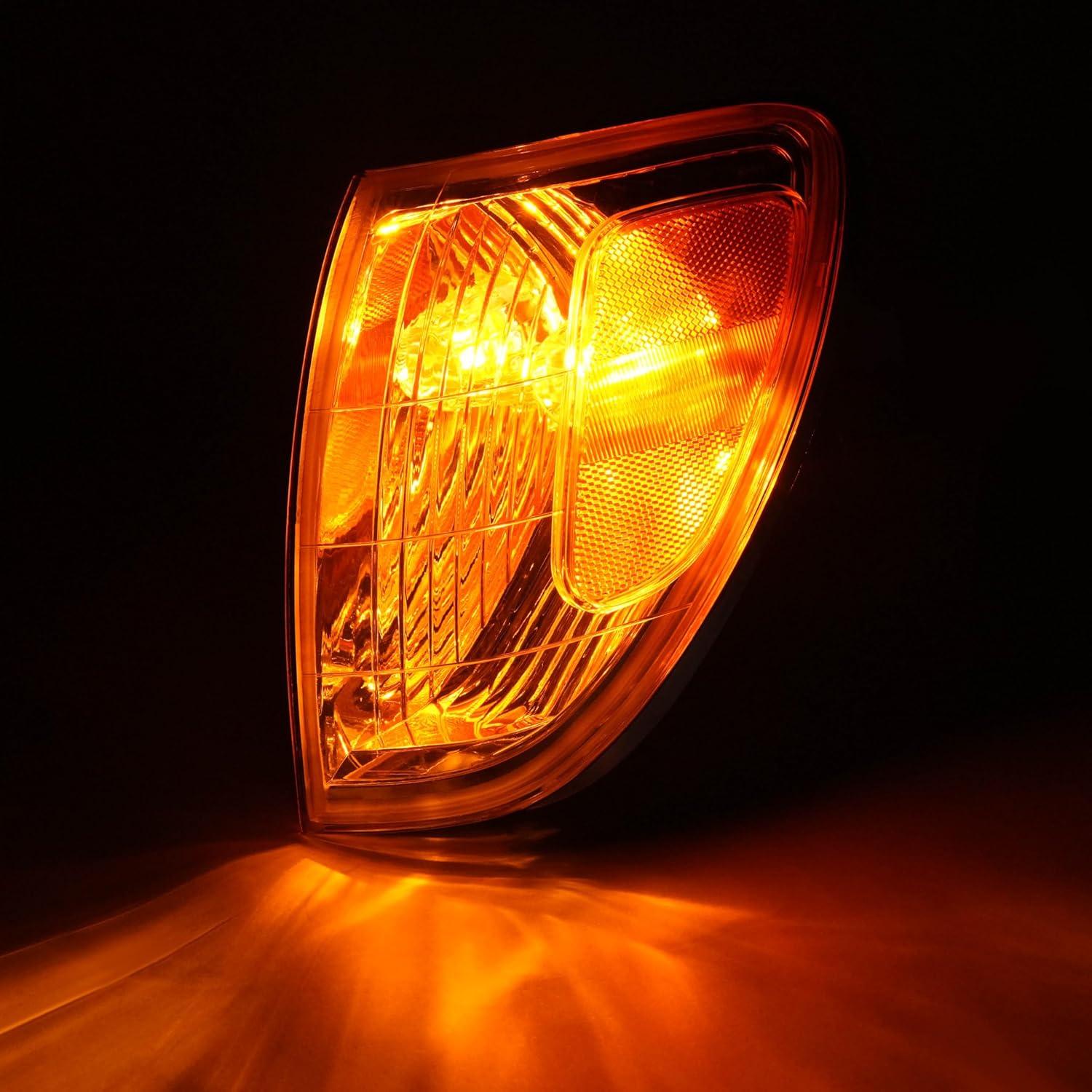 HECASA Pair Corner Light Compatible with 1998-2004 Toyota Land Cruiser Replacement for 8151060500 8152060370 TO2520167 TO2521167 Corner Lamp Driver & Passenger Side Clear Lens