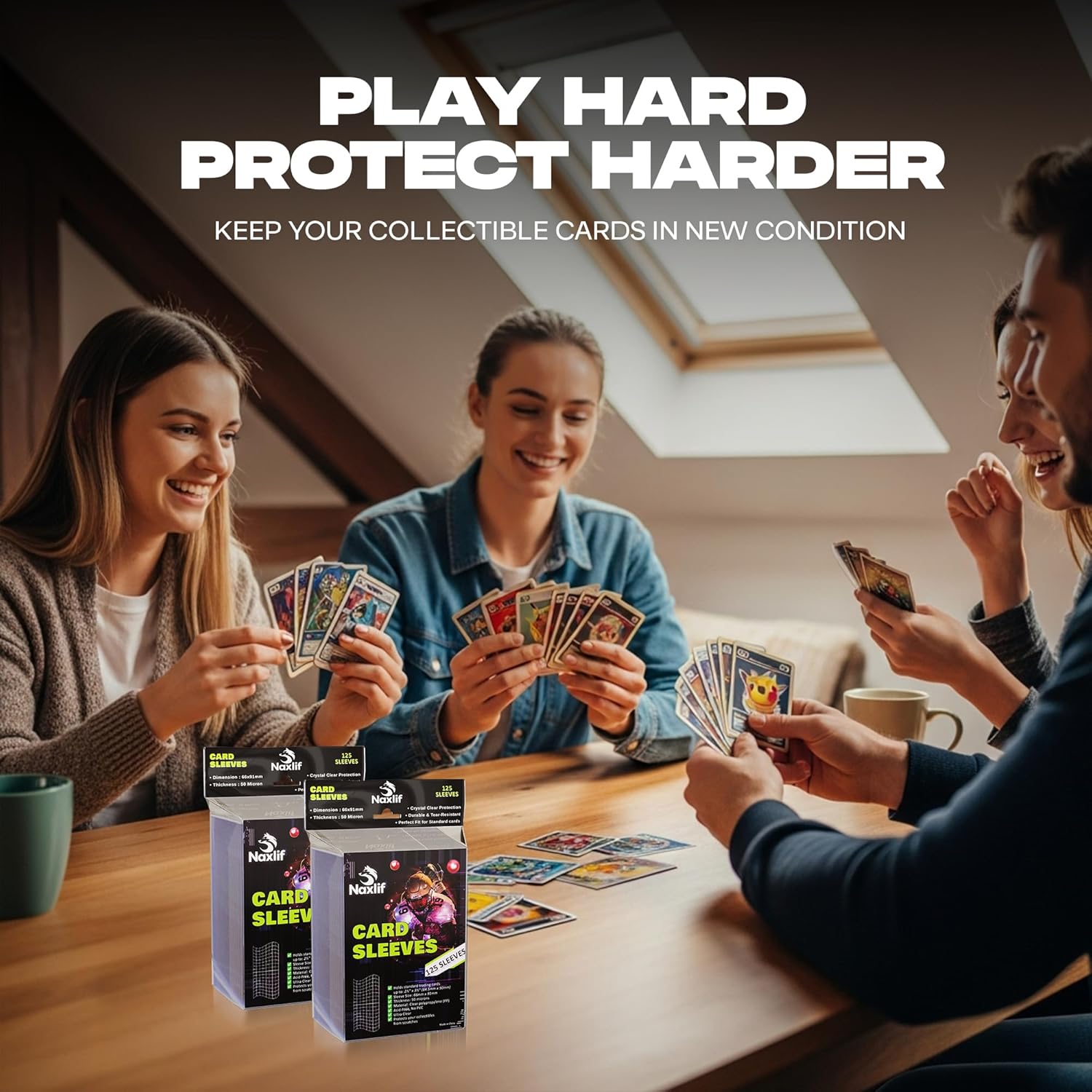 Card Protector Sleeves 1000 Counts Durable Ultra Clear Card Cases for Sports Cards Secure, Flexible Storage Solutions to Keep Your Collection Safe and Protected for Hobbyists and Collectors.