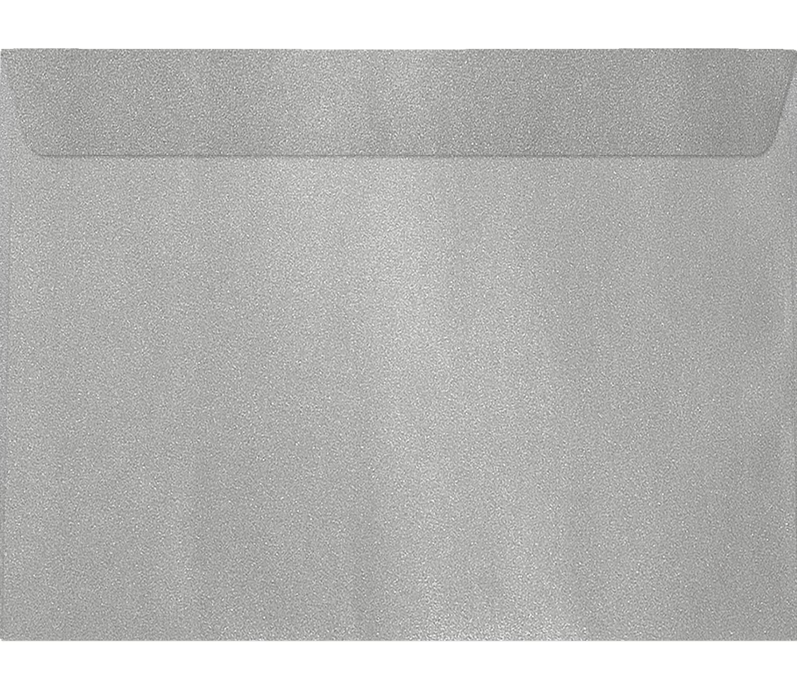 9 x 12 kopert na broszury - srebrne metaliczne (250 szt.)
