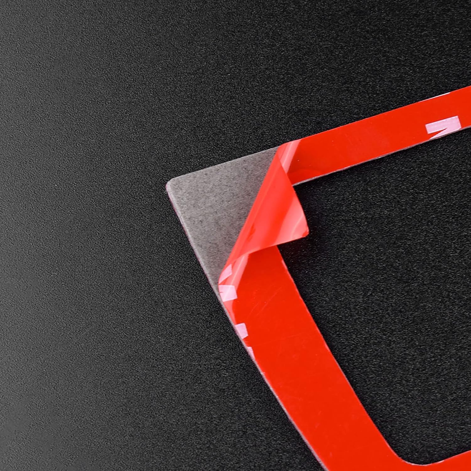 Carbon Fiber Car Gear Shift Panel Cover Trim Interior Decoration Sticker Interior Accessories Decoration for BMW 6 Series F12 F13 2011-UP, Type A(Red)