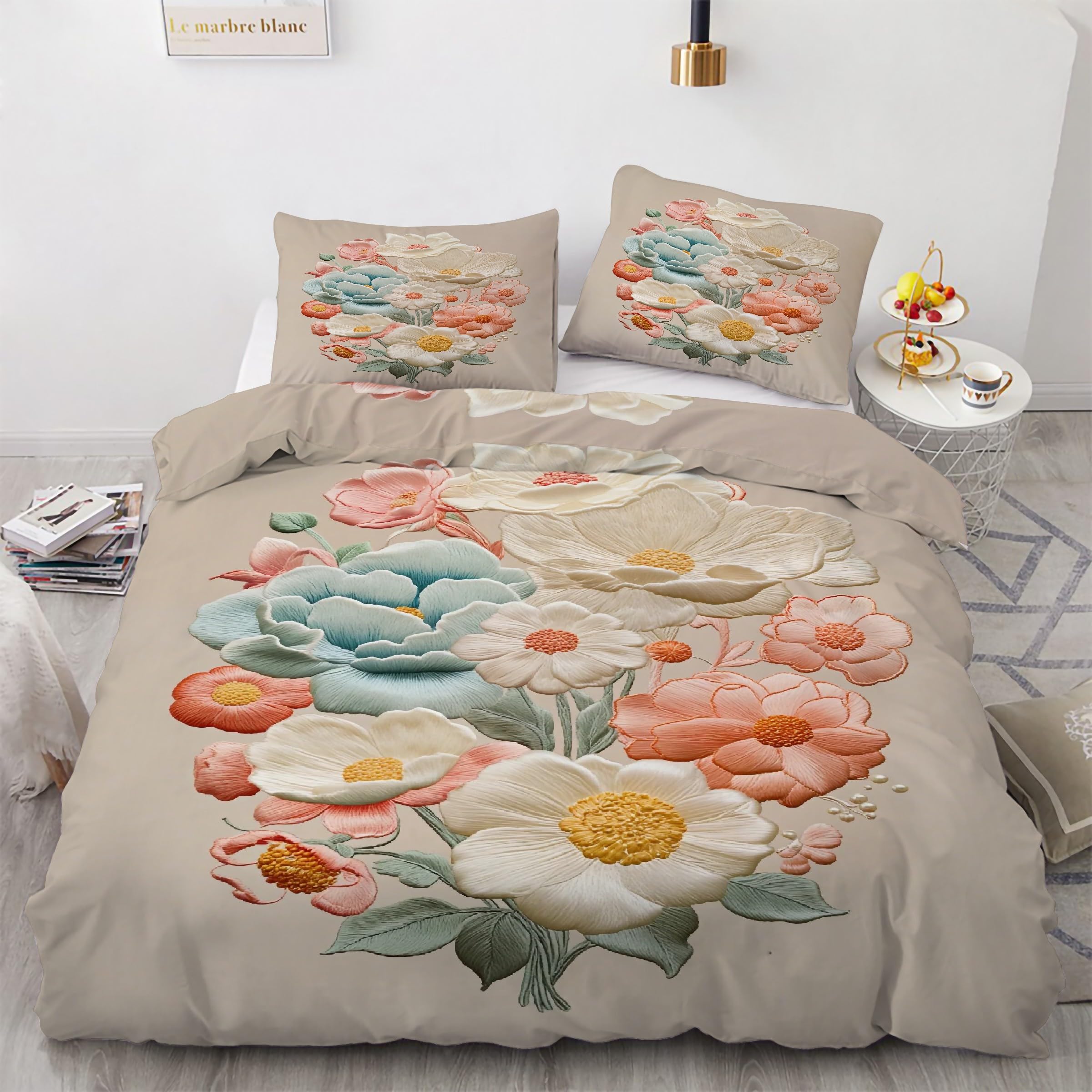 Parure de lit chaton 160x200 cm idéale pour simplifier le lit grâce à sa fermeture éclair fluide
