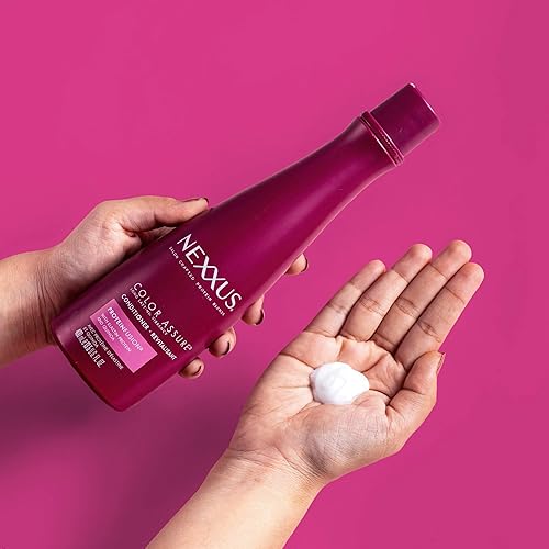 Miniatura 7 de Nexxus Acondicionador de color para cabello teñido con ProteinFusion, acondicionador de color 13.5 oz