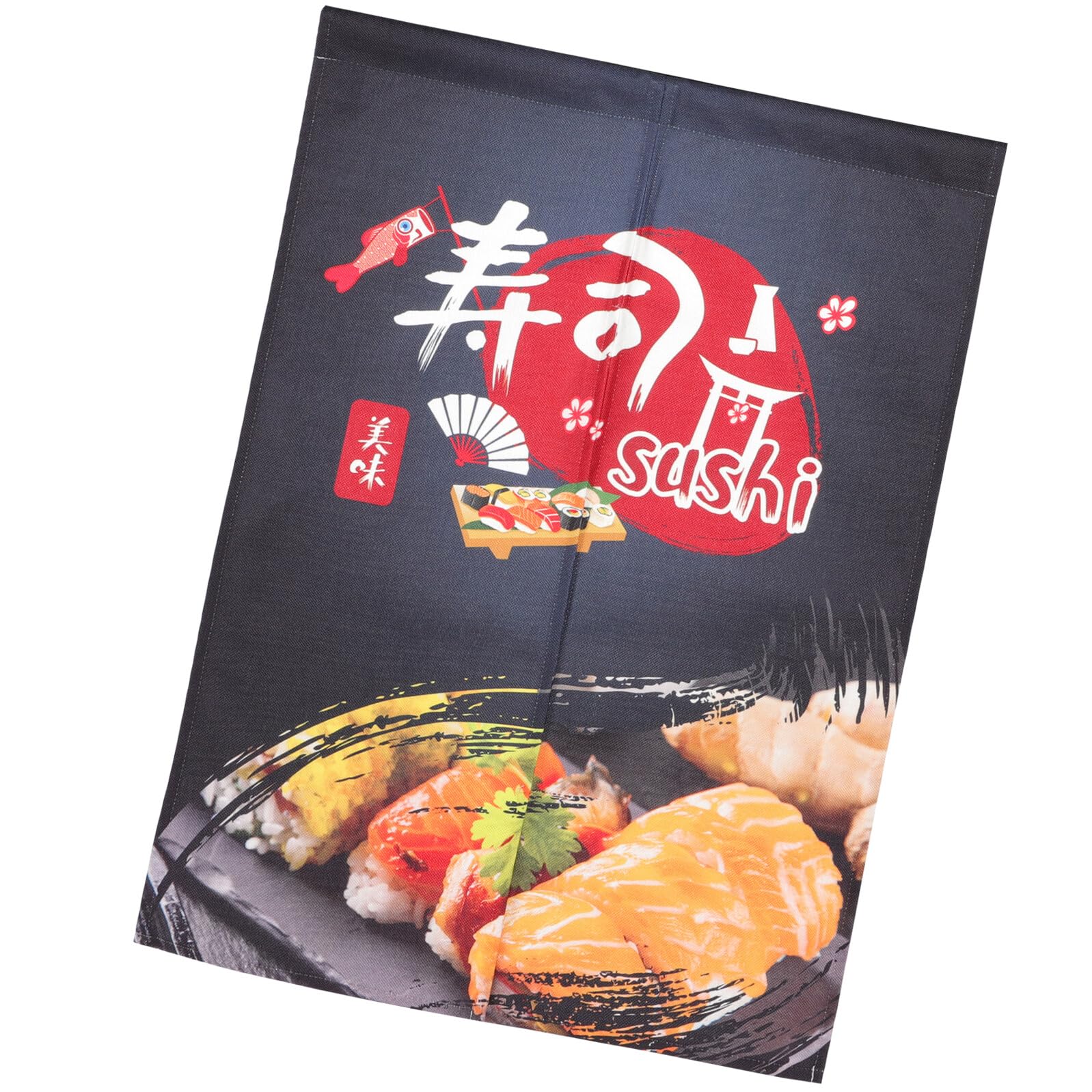 Cortina para puerta de cocina que soluciona la falta de privacidad con estilo japonés tradicional