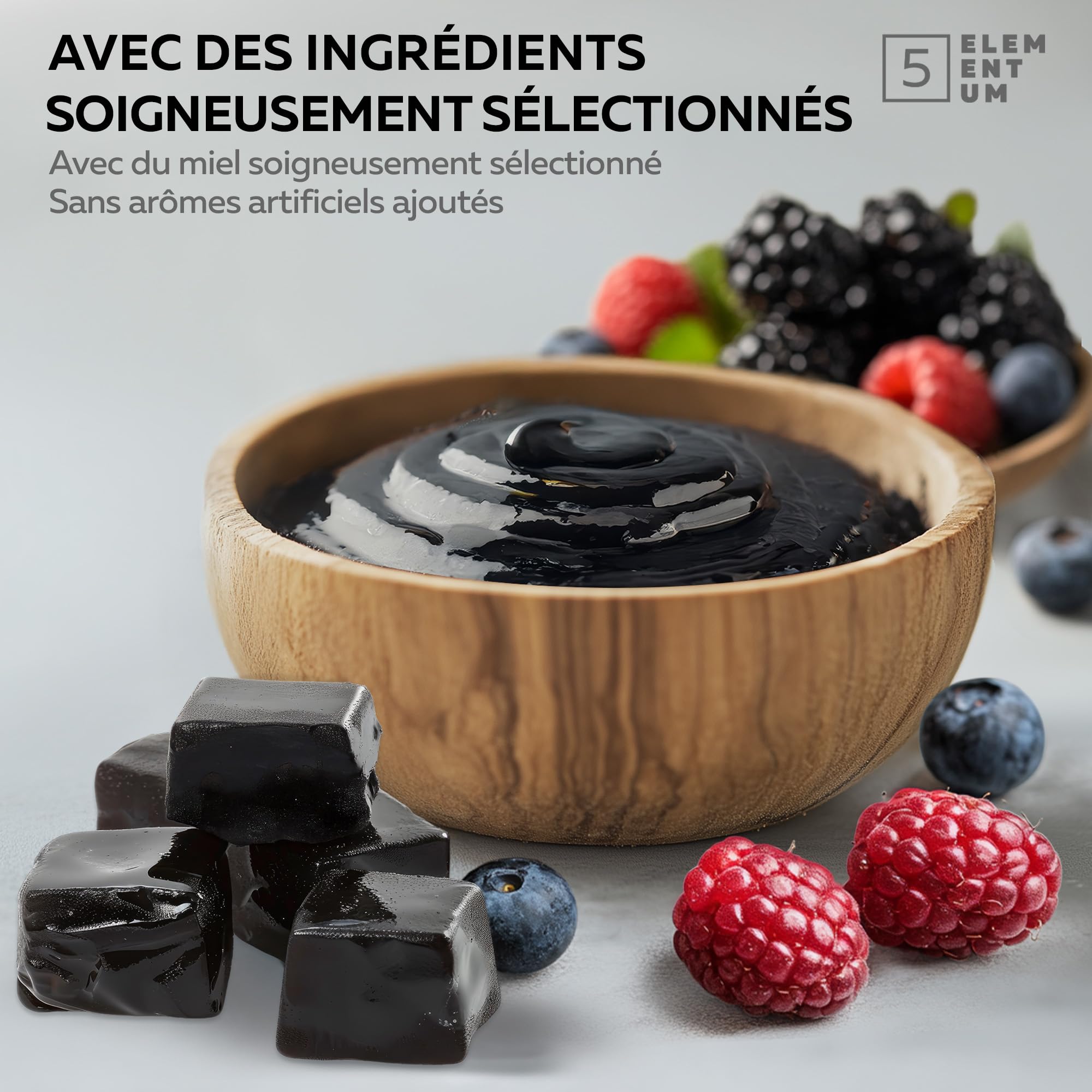 Shilajit Gummies Pure Himalaya – 60 Gommes Naturelles Sans Sucre, Vegan – 1600 mg par Jour avec Baies Tibétaines – Shilajit Pur Original – Goût Agréable, Fabriqué en Allemagne