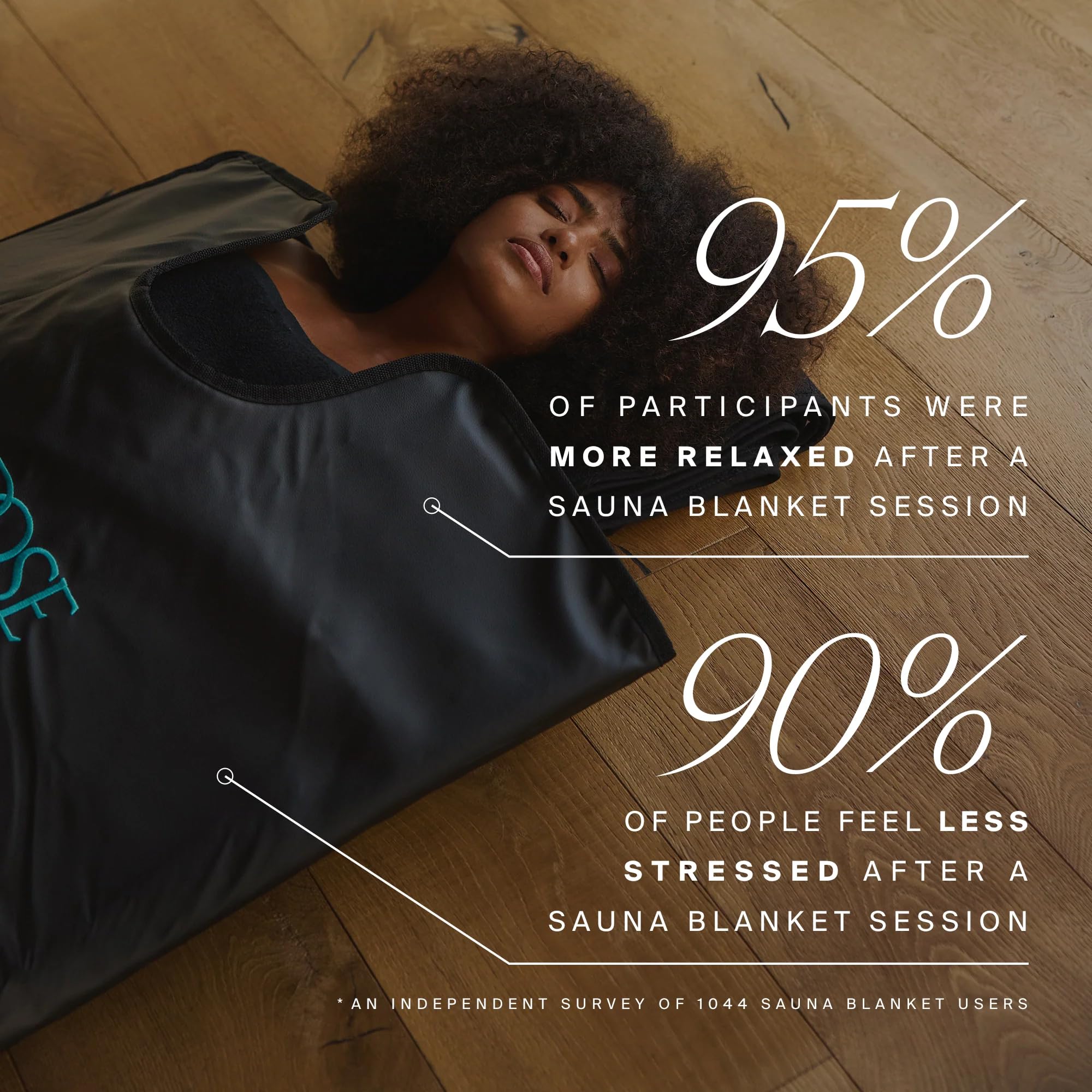 HigherDOSE- Manta de sauna infrarroja: sauna personal para relajarse y desintoxicar el cuerpo y la mente; manta de sauna portátil para terapia de sauna en el hogar; manta térmica de felpa con calor in