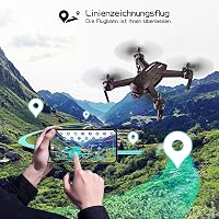 Wipkviey T6 Drón 1080P HD Kamerával - 32 Perc Repülési Idő, WiFi FPV Élő Videó, 2 Akkumulátor, Magasságtartás, Fejnélküli Mód, Kezdőknek 5