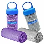 YQXCC Cooling Towel | 2 Pack 47x12 | Ice Cool for Neck | Soft Breathable Microfiber Chilly | for Yoga, Golf, Gym, Camping, Running, Workout & More Activities
