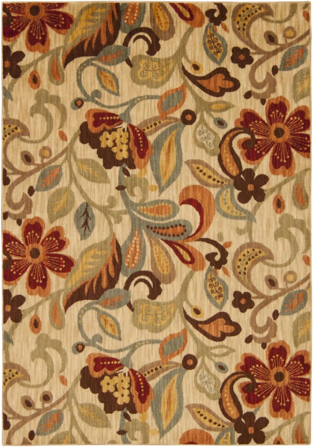 Rug Squared Lafayette Floral Area Rug , 5Feet 3Inches by