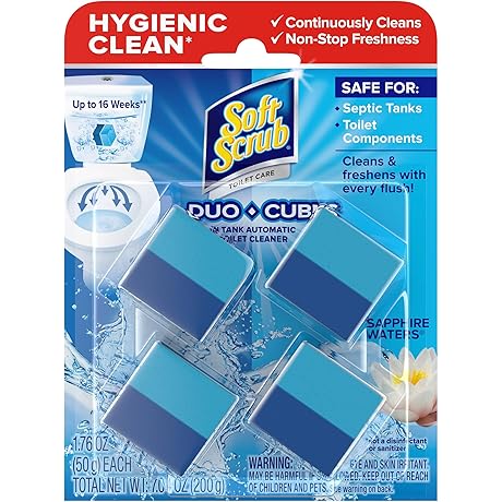 Soft Scrub In-Tank Toilet Cleaner Duo-Cubes Dual Pack - Sapphire Waters
