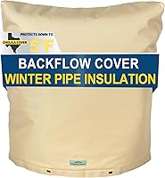 Vista 19 de Cubierta para prevención de reflujo aislada (5˚F) con tela gruesa de 7 capas, 14" de ancho x 18" de alto con capa de papel de aluminio cubierta