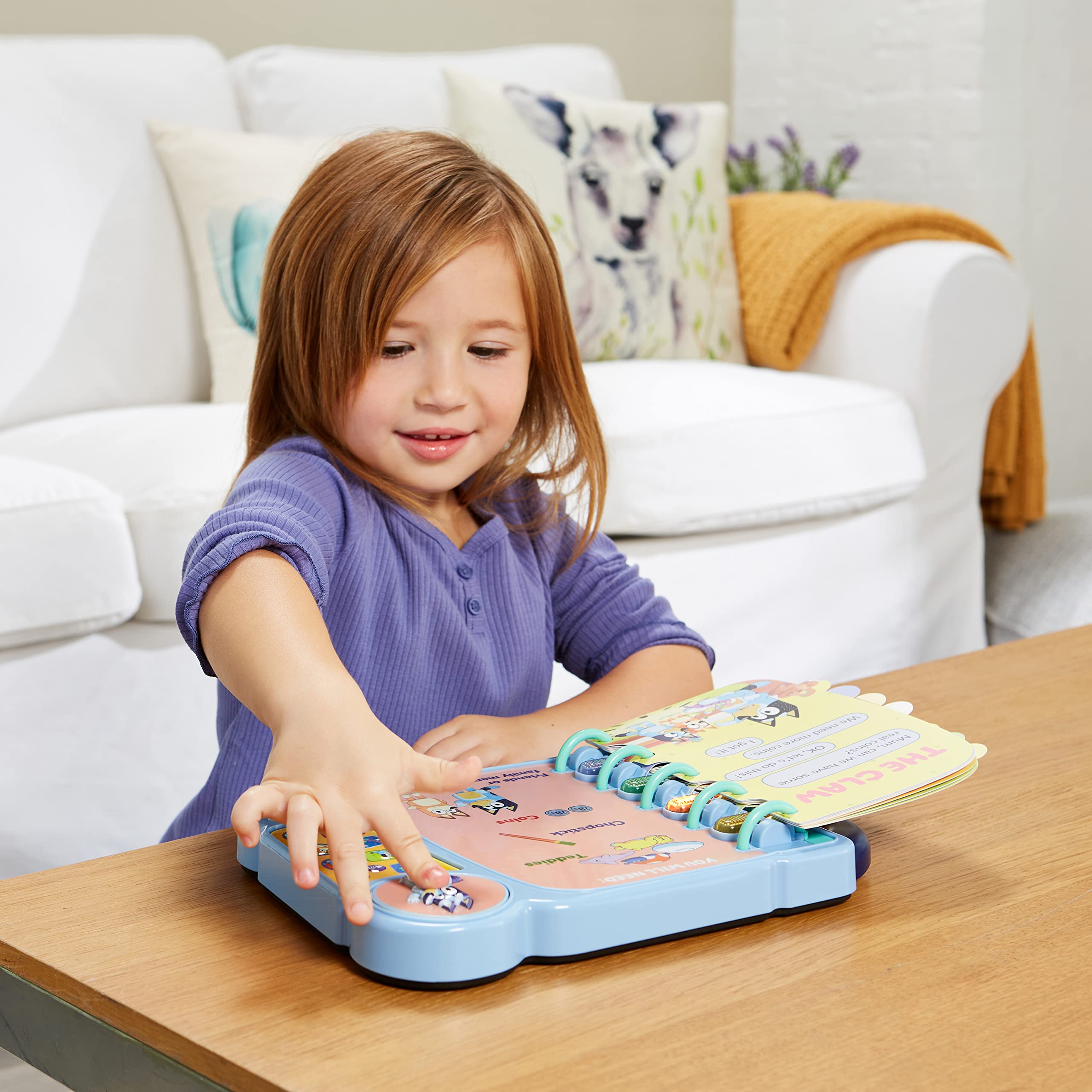 VTech – Bluey – Mon Livre-Jeu Interactif, Livre Éducatif Enfant, Jouet Bluey – 3/7 Ans – Version FR