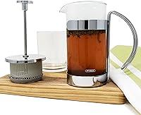 Vista 5 de Norpro 5581 Prensa de café/té de vidrio/cromo, 2 tazas