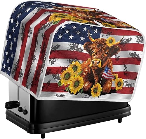 Vista 11 de Cubierta para tostadora de cocina, protector para hornear se adapta a la mayoría de tostadoras estándar de 4 rebanadas, mantiene la tostadora libre