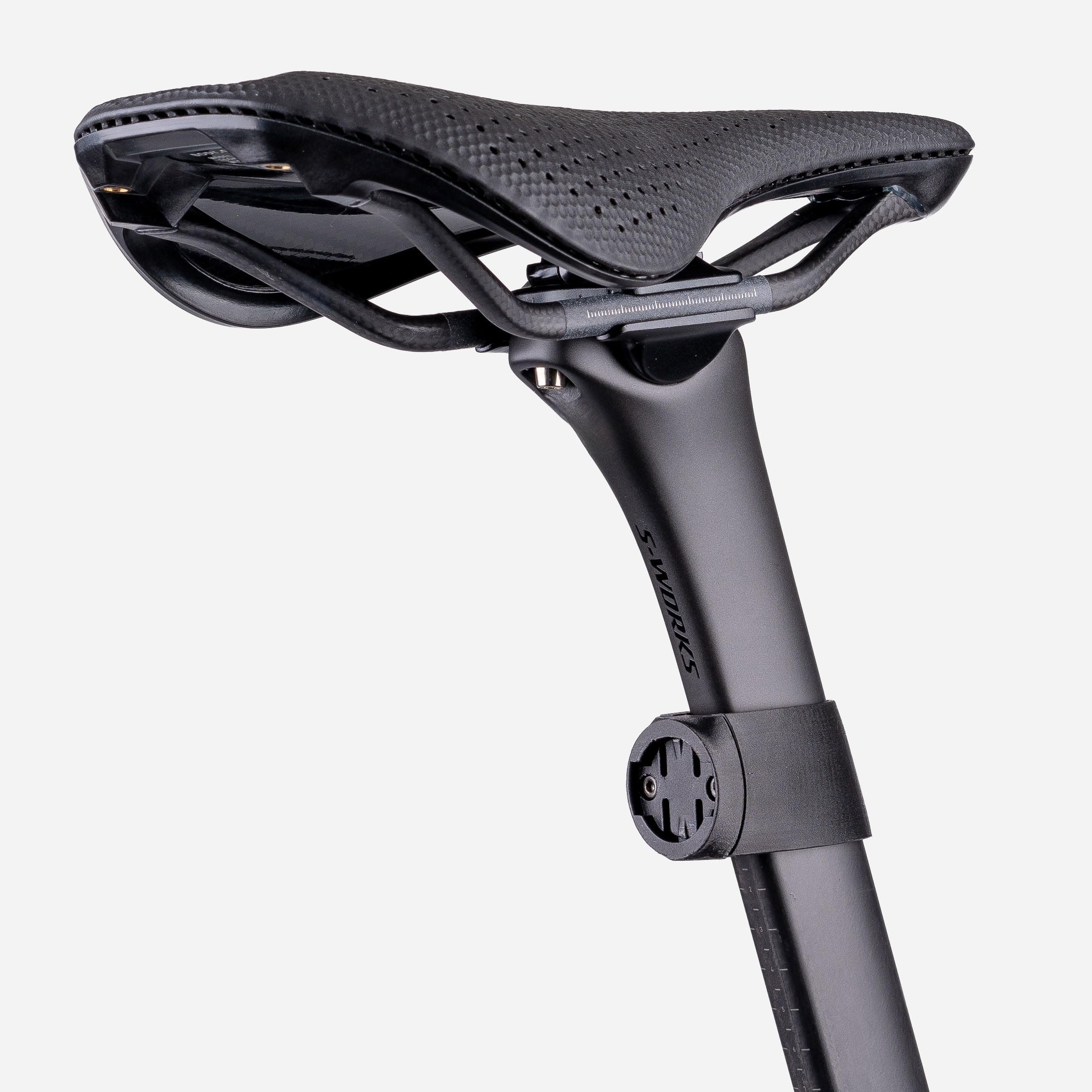 Supporto per reggisella - per localizzatore GPS - per Garmin Varia 515 Reggisella, compatibile con Specialized Tarmac SL8 Pro, Fissaggio a morsetto