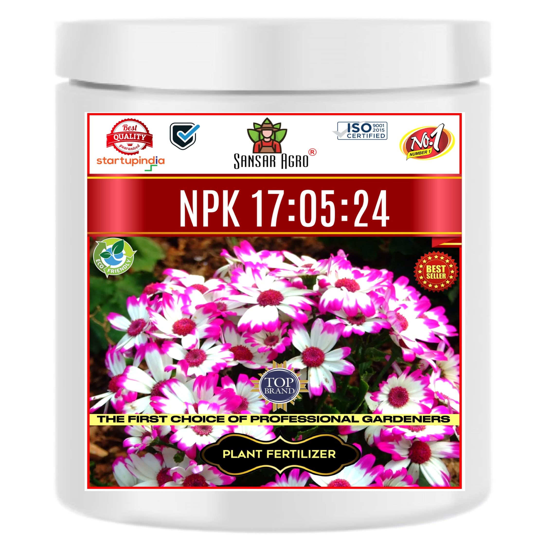 Sansar Agro® Bio Organic NPK 17:05:24 Fertilizer for Plants (900 gm) (B09YCL6SDM) Amazon Price History, Amazon Price Tracker