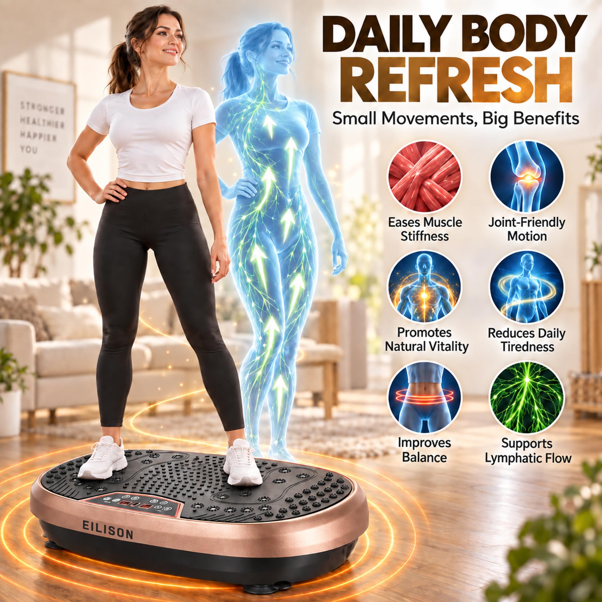 FitMaxx 3D Vibration Plate - Full Body Workout -5