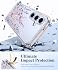 GVIEWIN Compatible with Samsung Galaxy S25 Case, Clear Floral Slim Shockproof Protective Women Phone Case, Non-Yellowing, with Screen Protector & Camera Lens Protector 6.2, Floratopia/Colorful