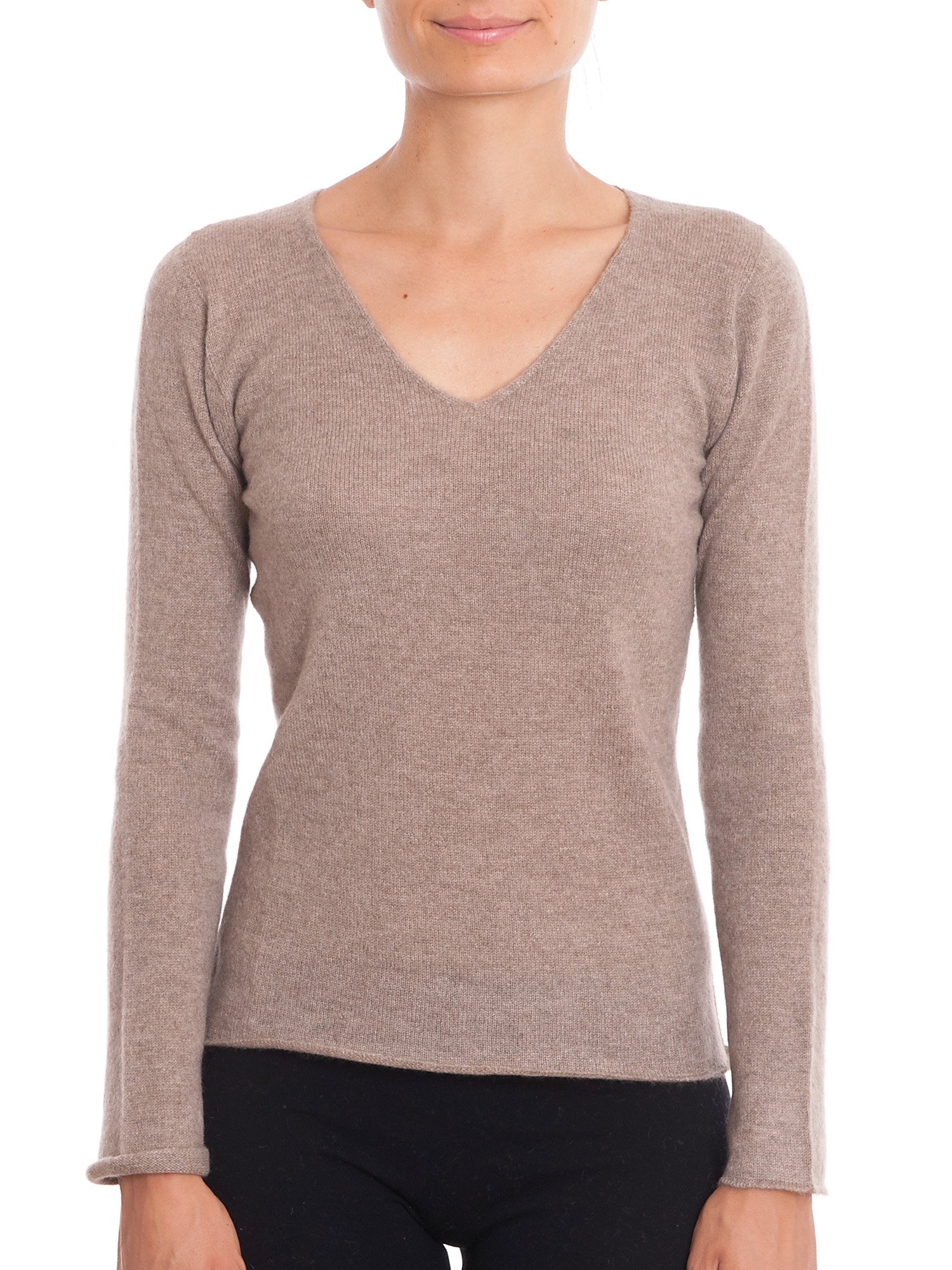 DALLE PIANE CASHMERE Maglione Donna 100% Cashmere | Maglione caldo e morbido per autunno e inverno, elegante da regalare per lei e per lui, autentico lusso Made in Italy