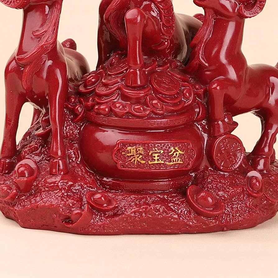 瑠璃 招財 羊(緑)[風水 開運 グッズ 置物 飾り物 ヒツジ] 瑠璃 招財 羊(緑)[風水 開運 グッズ 置物 飾り物 ヒツジ]