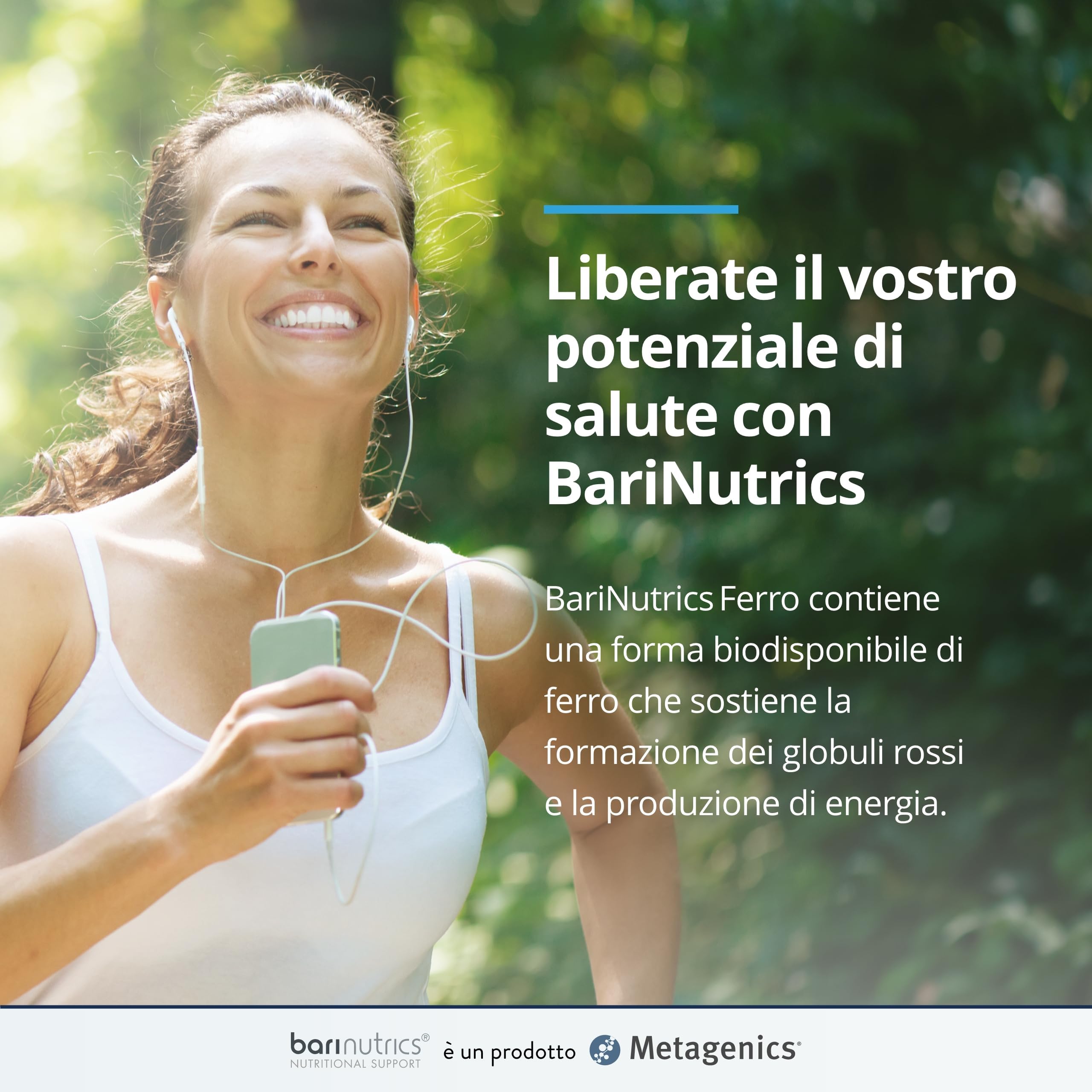 Metagenics BariNutrics Ferro - Integratore di Ferro per Stanchezza e Affaticamento - 90 Compresse Masticabili Gusto Fragola - Alta Assorbibilità e Tollerabilità Gastrica - Senza Glutine e Lattosio