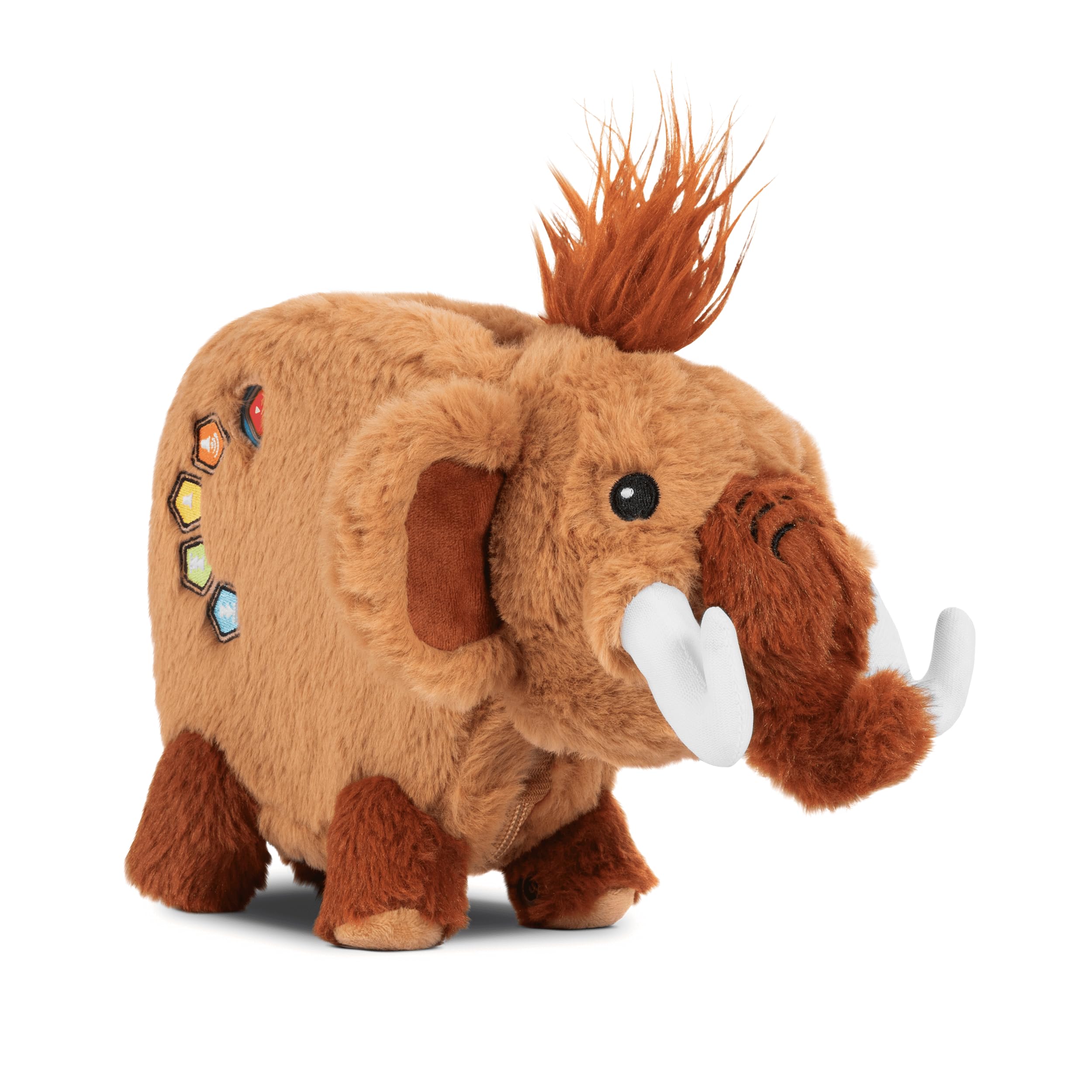 TechniSat Matti der MAMMUFANT - Altoparlante Bluetooth morbido con luce notturna per bambini (lettore audio, cappellino MP3 programmabile e batteria potente)