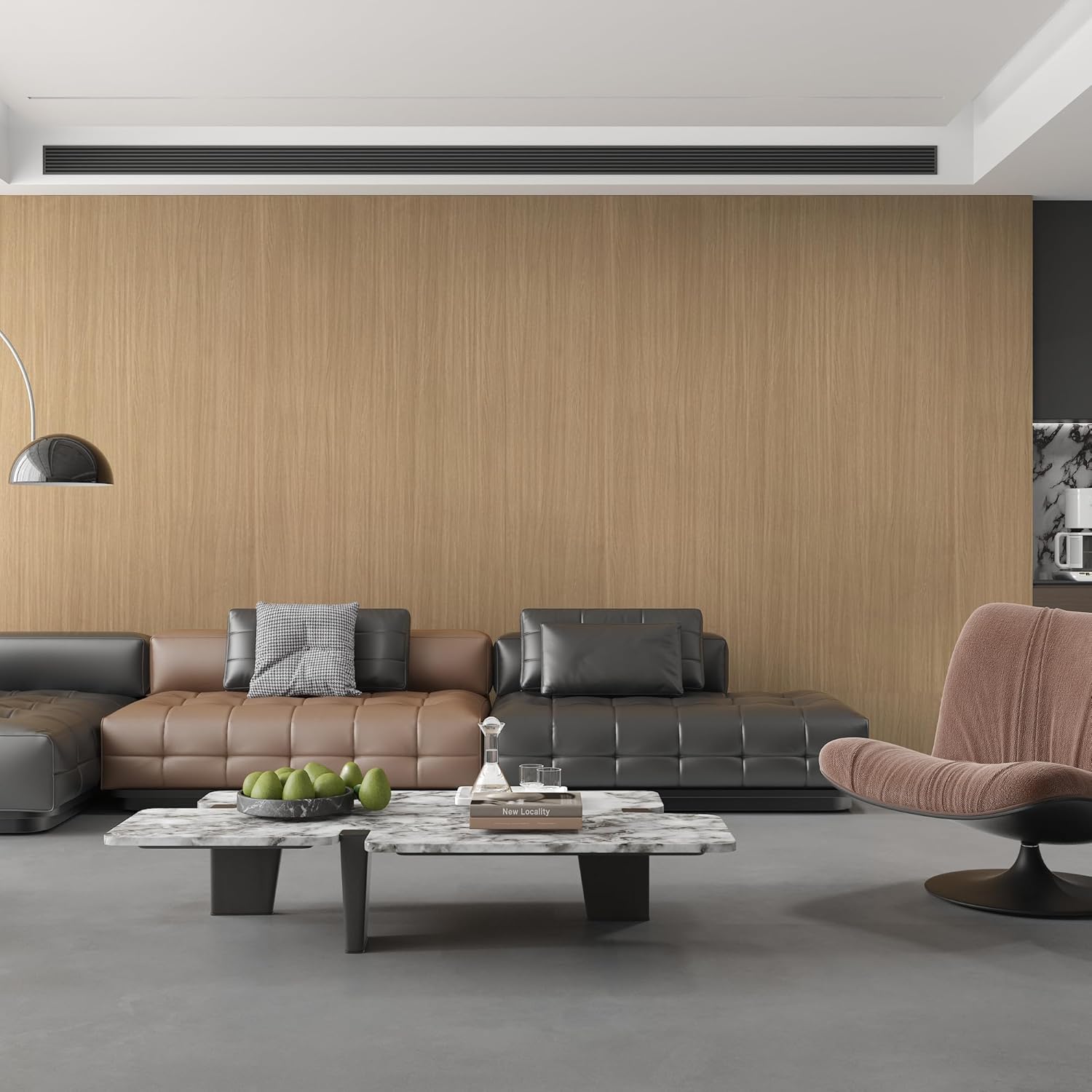 31.5"x354" Large Size Extra Wide Light Wood Contact Paper Peel and Stick Wallpaper Brown Self Adhesive Wall Paper Removable Wood Vinyl Waterproof Faux Wood Stickers for Walls Bedroom Kitchen Office