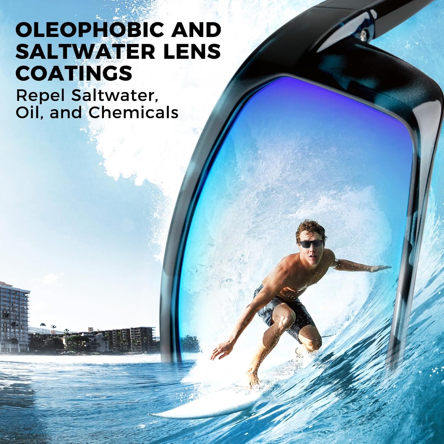 KastKing Huzzah Polarized Sport Sunglasses for Men and Women, Ideal for Driving Fishing Cycling and Running,UV Protection - Image 2