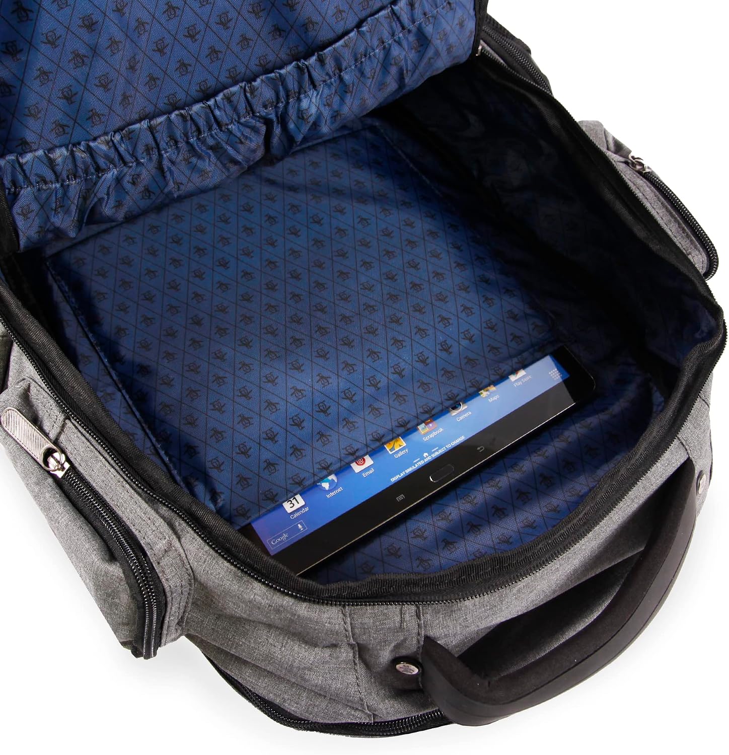 ORIGINAL PENGUIN Odell 9 Pocket Laptop/tablet Backpack Briefcase