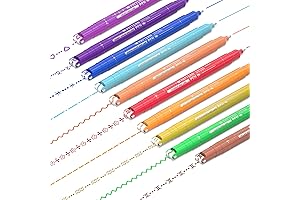 Liquipen: 10 Vibrant Hues, 10 Unique Shapes for Highlighting Magic