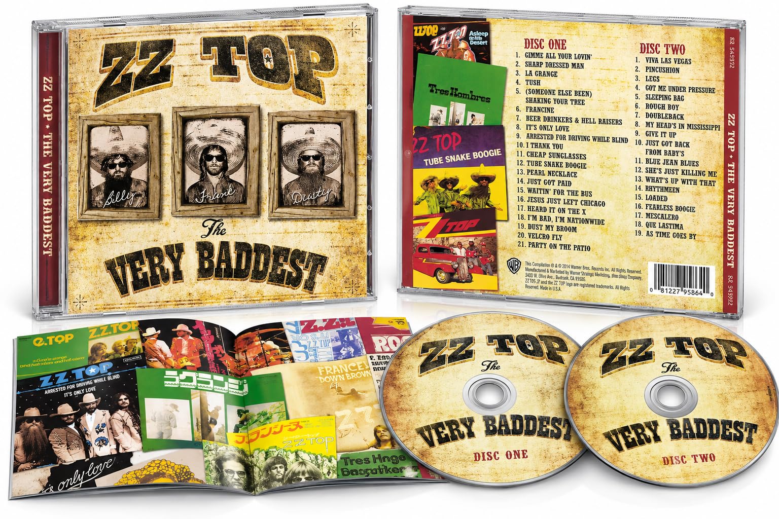 Amazon.com: ZZ Top – The Very Baddest – 40 Greatest Hits
