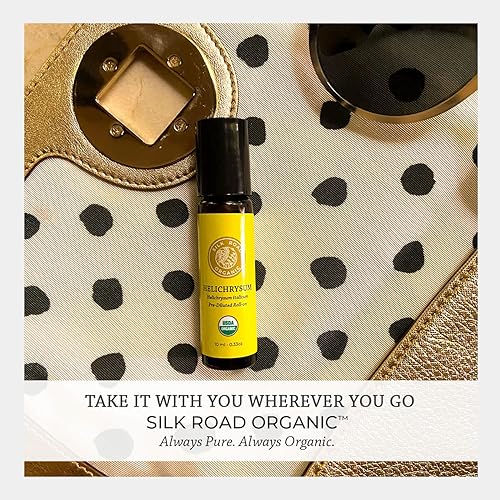 Miniatura 6 de Aceite esencial orgánico de helicriso italiano y jojoba en roll, 100% puro certificado por USDA, cuidado de la piel, antienvejecimiento - 0.3fl oz