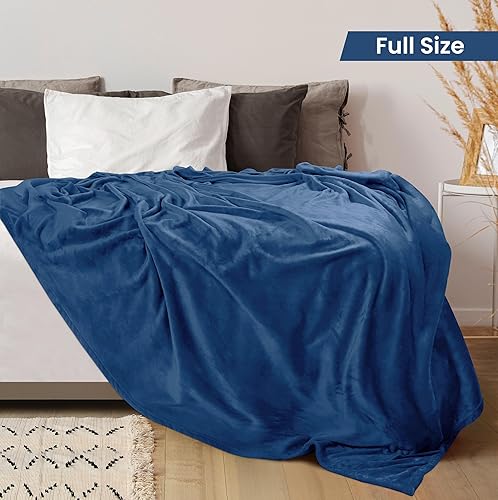 Miniatura 2 de Utopia Bedding Manta de forro polar, tamaño matrimonial, 10.58 ozm, de lujo, mullida, suave y antiestática de microfibra (90 x 84 pulgadas)