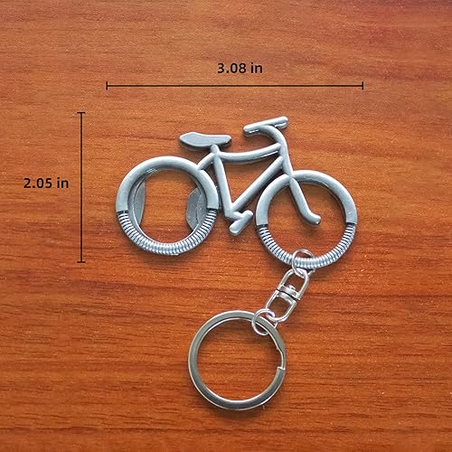 Miniatura 5 de Llavero de aleación de zinc para bicicleta, abrebotellas de cerveza, colgante de automóvil, regalo para familiares y amigos en festivales, ligero y