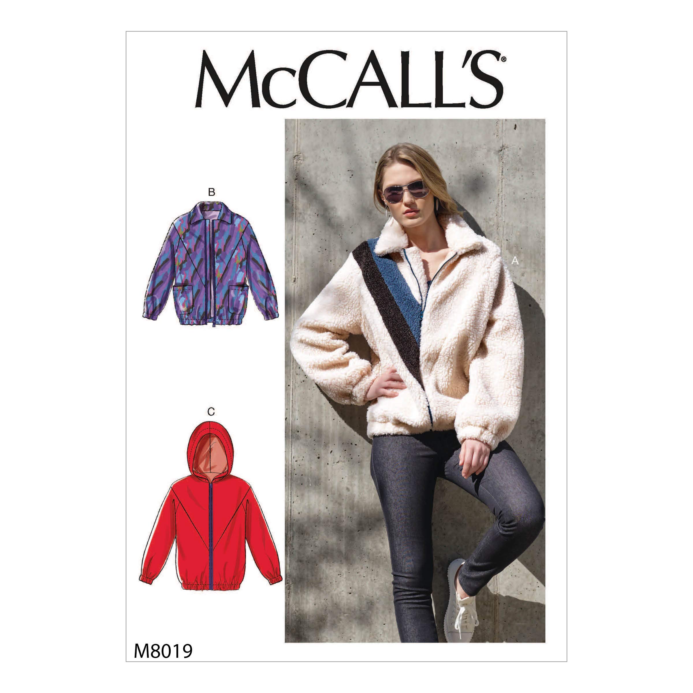 Patron de couture McCalls M8019ZZ femme grande taille en papier loisirs créatifs