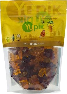 Yupik Candy Organic Fruit Gummy Without Gelatin (Vegan), 500g