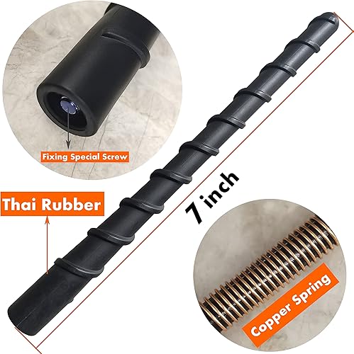 Miniatura 2 de Antena de goma espiral flexible de 7 pulgadas para Subaru Impreza (2008-2011), Subaru Impreza STI (2008-2014), Subaru Impreza WRX (2008-2014), a