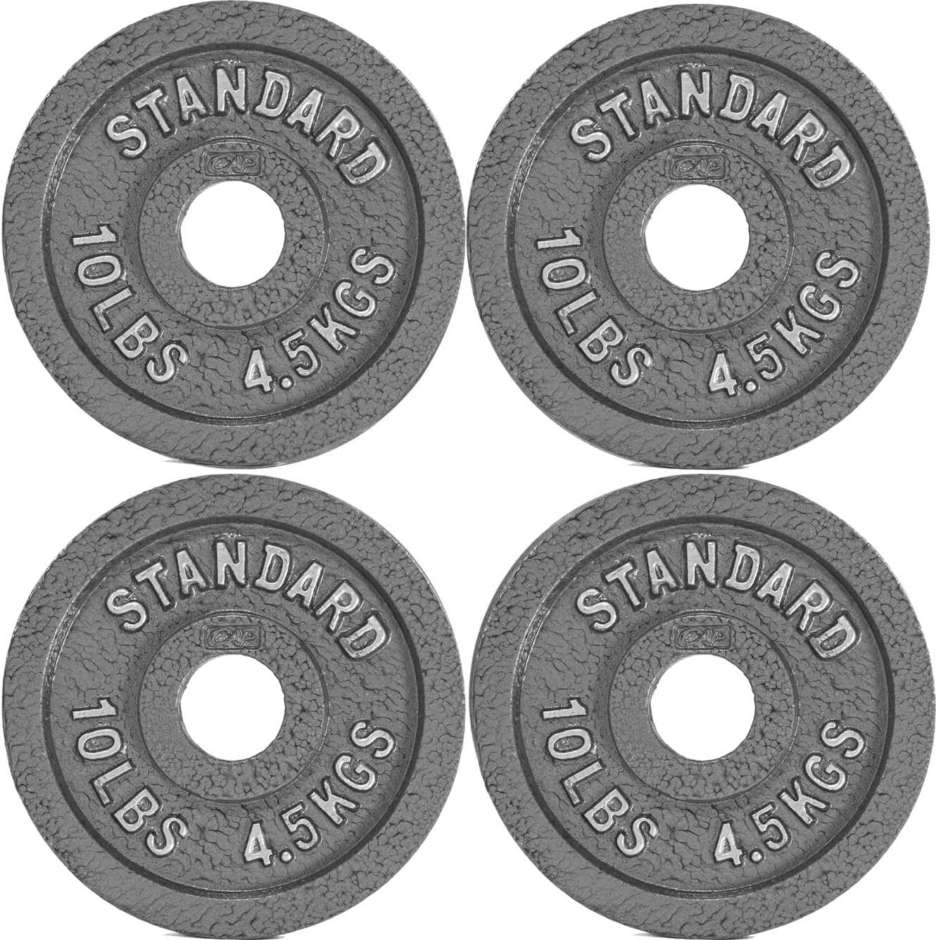 CAP Barbell Placa de peso olímpica de 2 pulgadas  Múltiples opciones