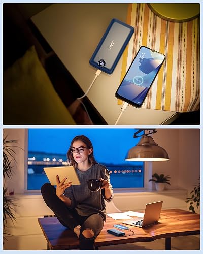 External Battery 27000mAh, 22.5W Power Bank PD20W USB-C Quick Charge Portable Charger for Smartphone - 8