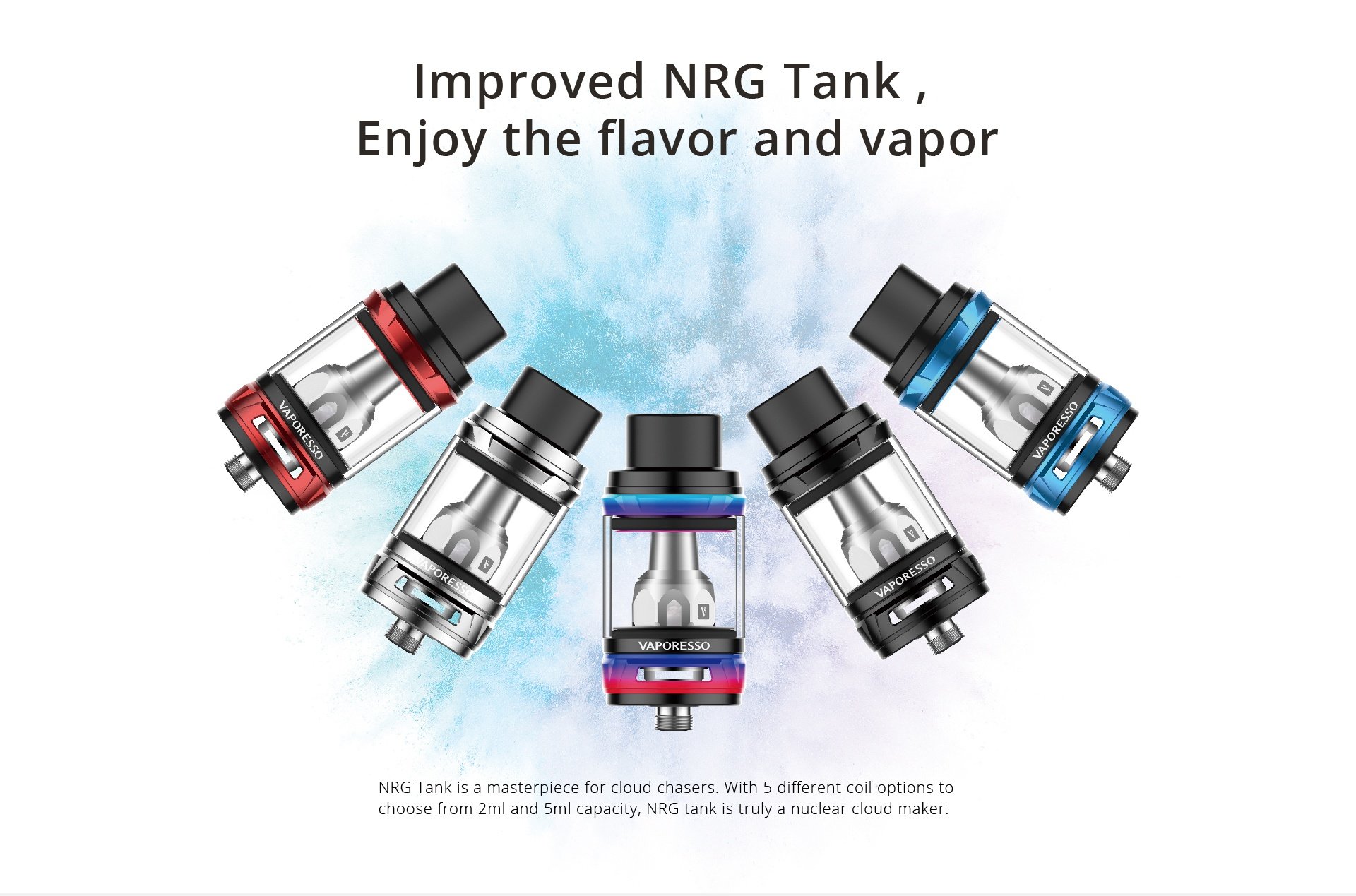 Vaporesso Revenger X E-Cigarette (BLEU) Kit 220w avec NRG Mini Rservoir  2ml, Ce produit ne contient pas de nicotine ou de tabac : Amazon.fr:  High-Tech