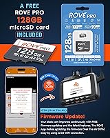 Vista 8 de ROVE Cámara de tablero dual R2-4K frontal y trasera, sensor STARVIS 2, tarjeta GRATUITA de 128 GB incluida, WiFi 5G, velocidad de descarga más